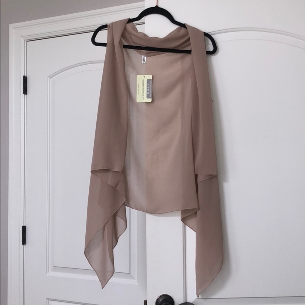 beige cardigan
